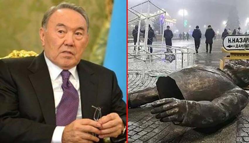 28 yıl ülkeyi tek başına yöneten Nursultan Nazarbayev Kazakistan'ı terk etti