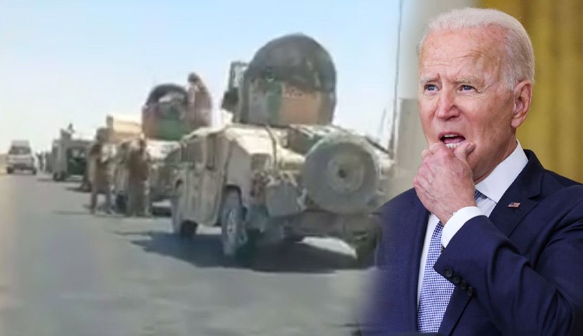 88 Milyar Dolar boşa gitti! Biden: 300 Bin askeri eğittik, tek kurşun atmadan kaçtılar