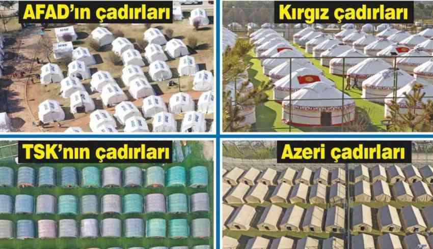 AFAD'ın çadırları tartışma konusu oldu! Çarpık kentleşme gibi