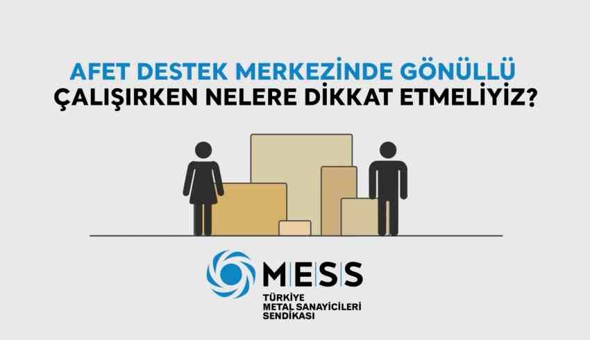 AFET destek merkezinde çalışırken nelere dikkat etmeliyiz?