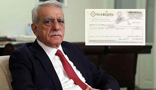 Ahmet Türk de HDP ve CHP heyetine 230 Bin lira harcamış