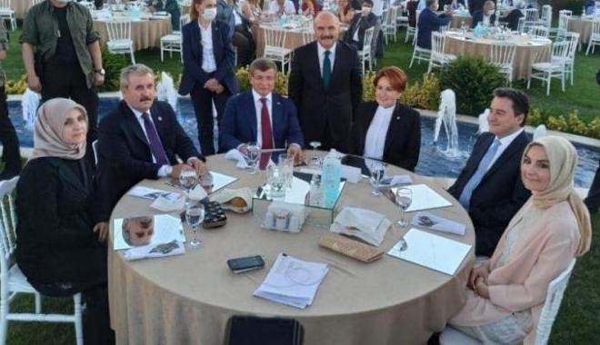 Akşener, Davutoğlu, Babacan ve Destici nerede buluştu?