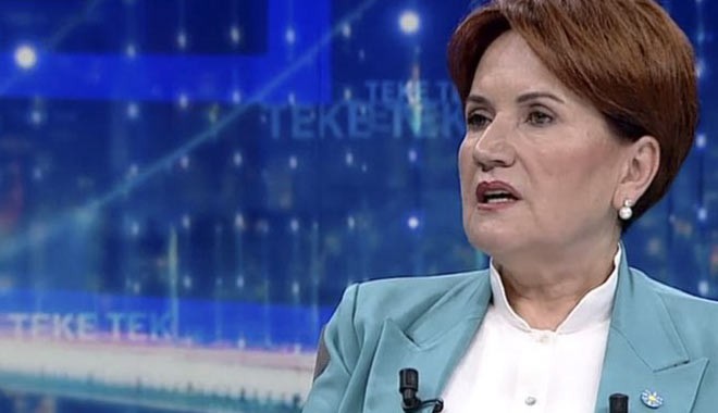 Akşener: IMF'yle el sıkışmak için bunu örtmek için böyle şeyler çıkarılıyorsa...