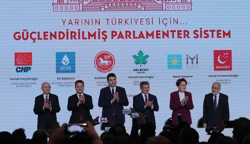 Altı muhalefet partisinin açıkladığı Mutabakat Metninde 25 kritik madde