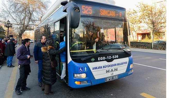 Ankara'da 65 yaş üstü ücretsiz ulaşım uygulamasına ara verildi