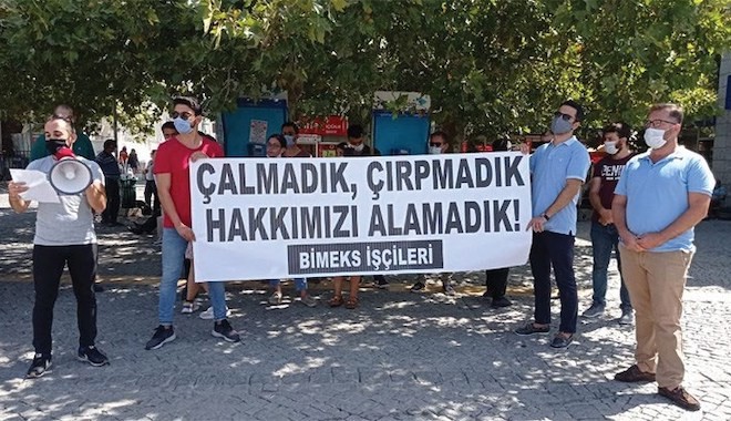 BİMEKS işçilerinden 4 ilde eylem: Artık canımıza tak etti