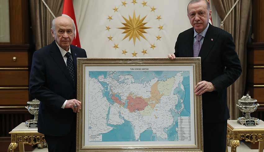 Bahçeli, Cumhurbaşkanı Erdoğan'a ne haritası verdi?