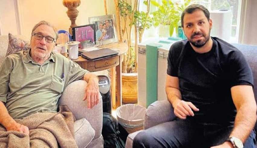 Baran Süzer'den Robert De Niro'ya geçmiş olsun ziyareti