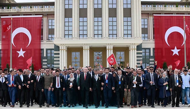 Beştepe'de 15 Temmuz'u anma töreni düzenlendi