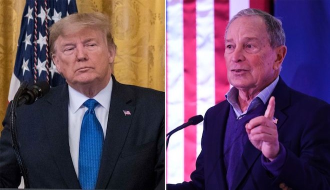 Bloomberg ve Trump arasında işler kızıştı: 'Sahte saçı, obezliği ve sprey bronzluğuyla patolojik bir yalancı'