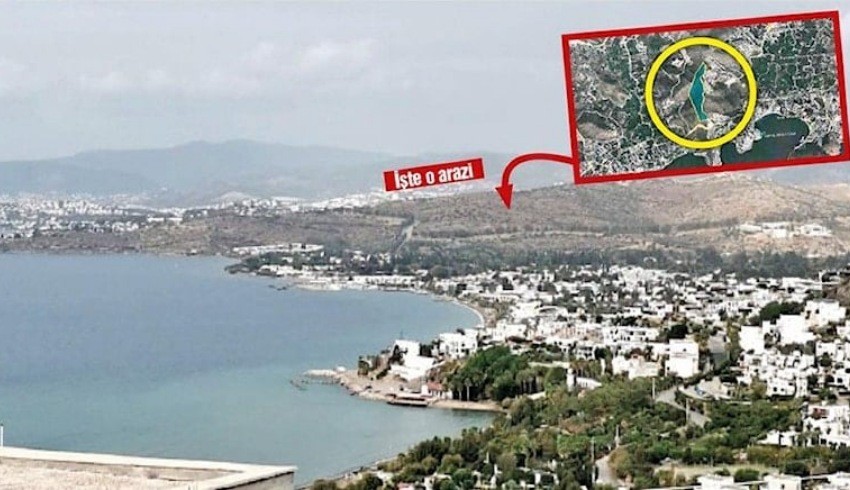 Abladan kardeşe Bodrum'da 180 dönümlük ihale!