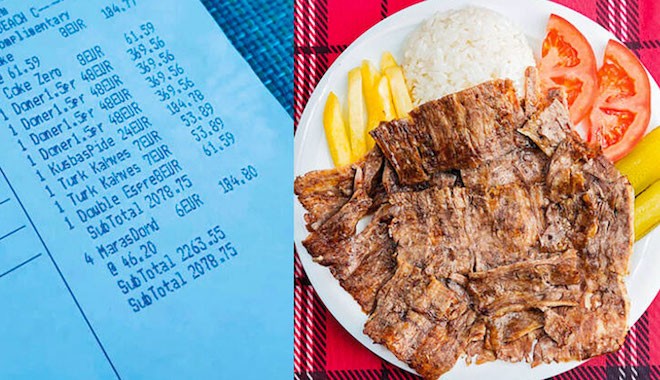 48 euroluk döner Avrupa’yı şoke etti: Bizde 4.5 euro