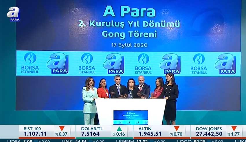 Borsa İstanbul'da gong A Para için çaldı; borsa düştü