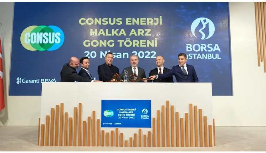 Borsada gong Consus Enerji için çaldı