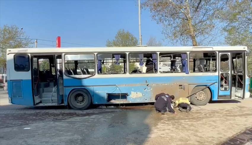 Bursa'da servis aracına bombalı saldırı: Bir şehidimiz var