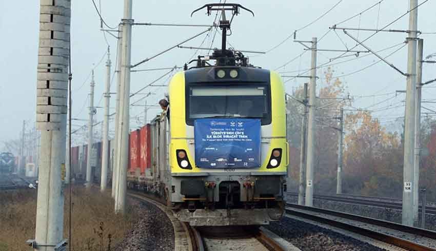 İlk ihracat treni Çin’e vardı...