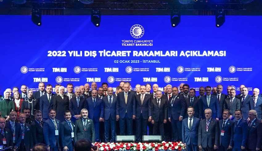 Cumhurbaşkanı Erdoğan, 2022 yılı ihracat rakamını açıkladı: 254,2 milyar dolar