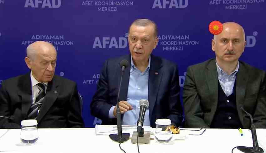 Cumhurbaşkanı Erdoğan: Adıyaman'dan helallik istiyorum