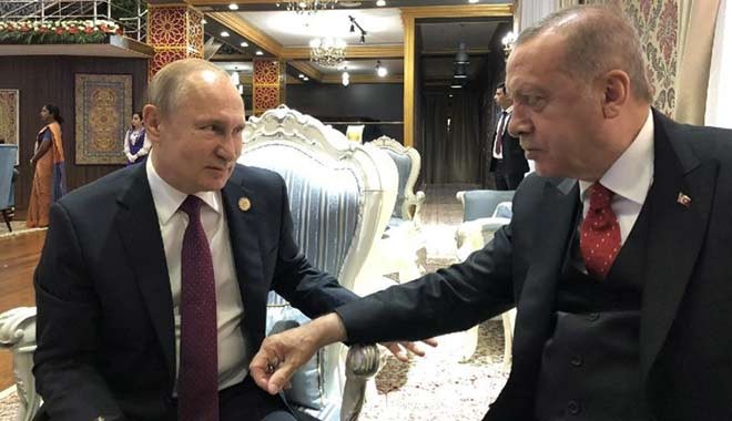 Erdoğan, Putin’le Suriye’yi görüştü