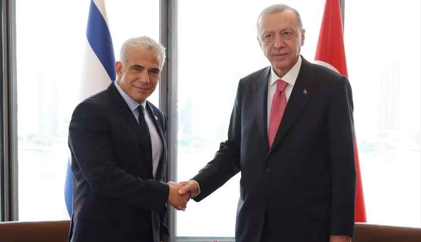 Cumhurbaşkanı Erdoğan, İsrail Başbakanı Lapid ile bir araya geldi