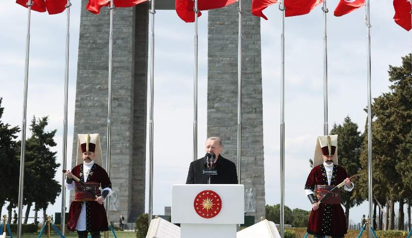 Cumhurbaşkanı Erdoğan: Millet burada 107 yıl önce tarihin akışını değiştirmiştir