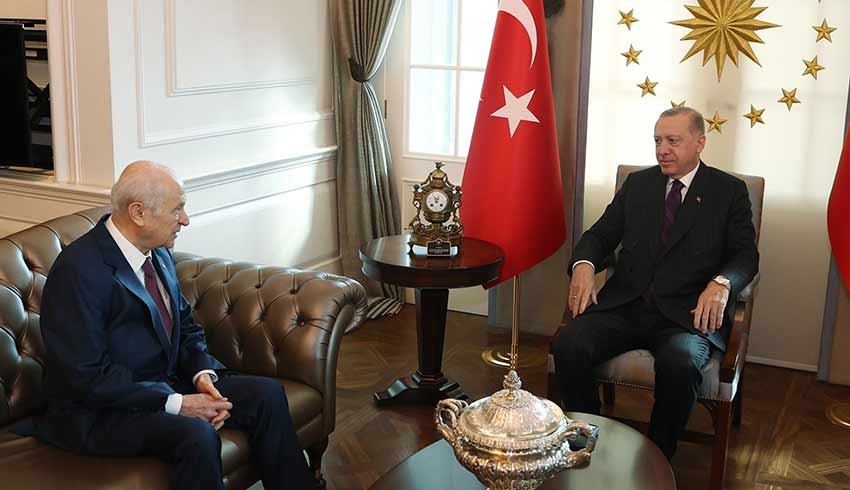 Cumhurbaşkanı Erdoğan ile Bahçeli Köşk'te hangi konuları görüştü?