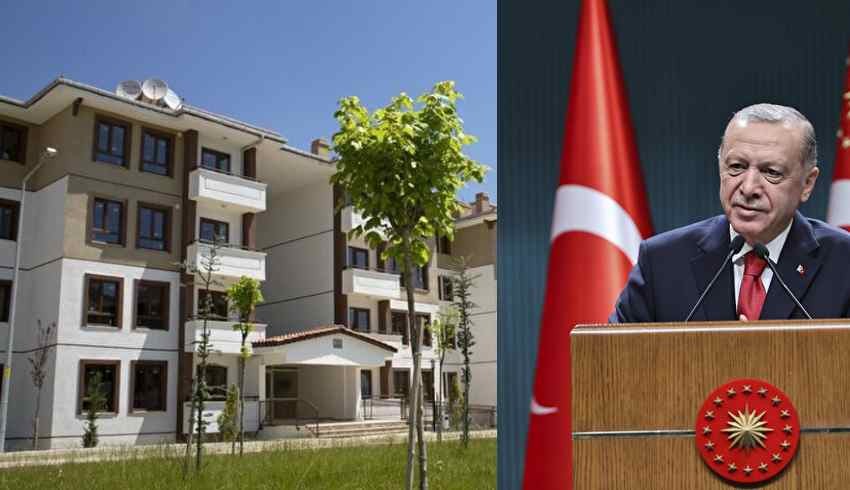 Cumhurbaşkanı Erdoğan müjdeyi verdi: Konut projesinde 4 gruba kota ayrılacak