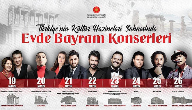 Cumhurbaşkanlığı, seyircisiz konserler için 30 Milyon harcamış