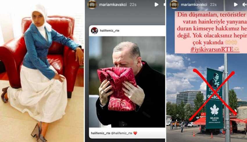 Danışman Mariam Kavakçı'dan 'Halifemiz RTE' paylaşımı