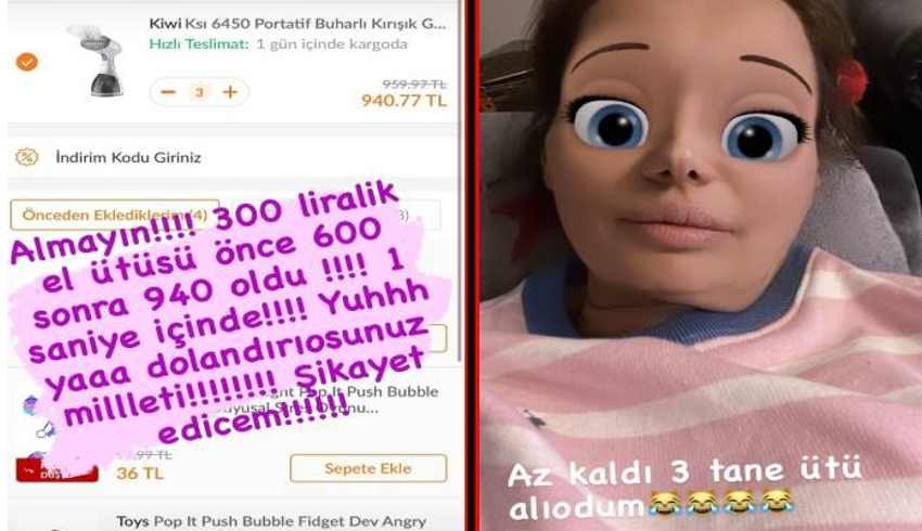 Demet Akalın’ın online alışverişle imtihanı dalga konusu oldu