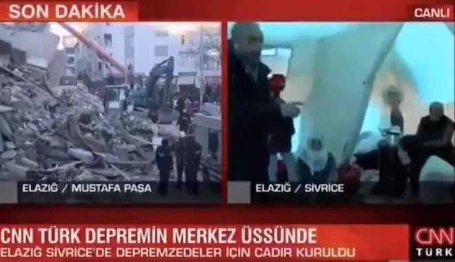 Depremzedelere dokuz kez ''Mutlu musunuz?'' diye soran muhabir, tepkilerden sonra açıklama yaptı: Gazetecilik refleksiyle sordum