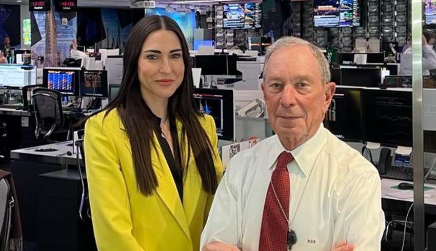 Didem Ciner, Bloomberg'in patronu Michael Bloomberg ile görüştü