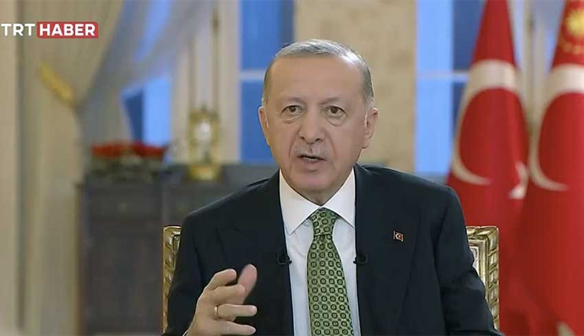 Erdoğan'dan önemli paylaşım: Yıllık bazda ihracatımız 221 Milyar Dolar