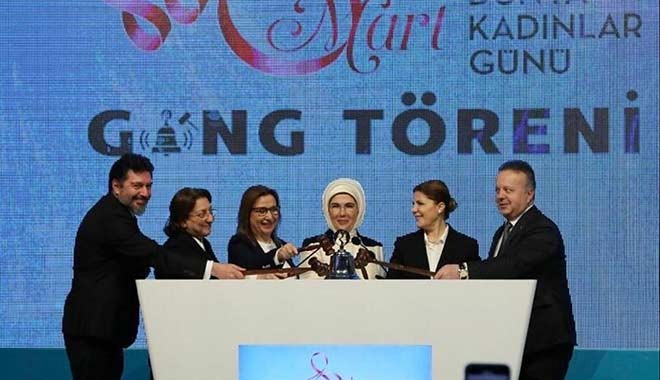 Dünya Kadınlar Günü için Borsa İstanbul'da Gong töreni