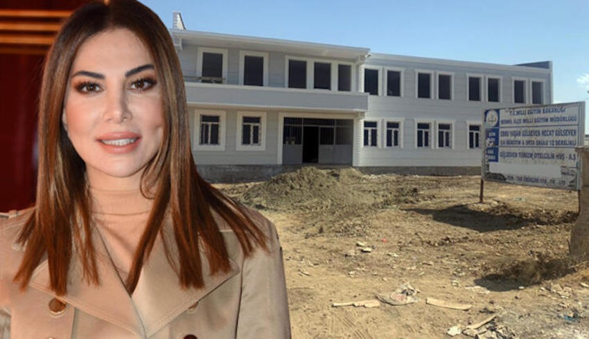 Ebru Yaşar, Bismil’e okul yaptırdı! Teknoloji sınıfı da var