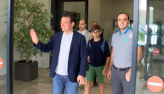 Ekrem İmamoğlu Bodrum’dan döndü, VİP'den çıktı