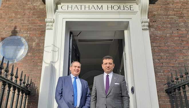 Ekrem İmamoğlu, Koç'un kurumsal ortak olduğu ‘Chatham House’a gitti