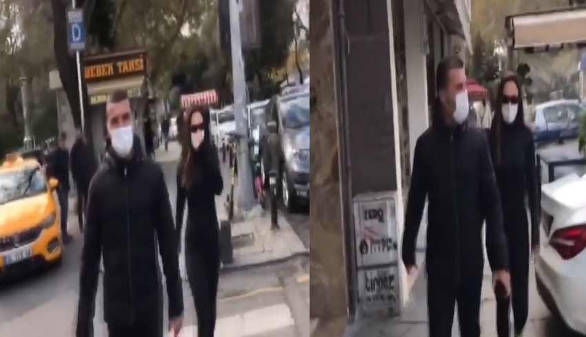 Emir Sarıgül ve Buket Aydın Bebek'te ilk kez görüntülendi