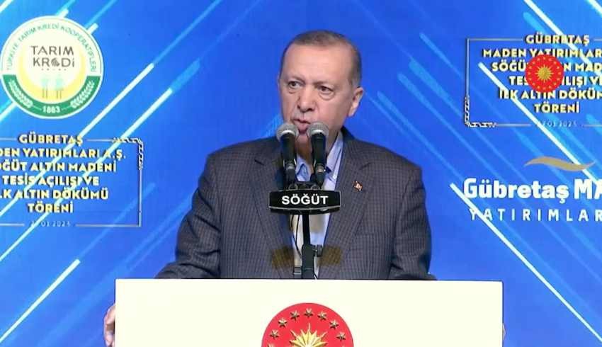 Erdoğan: Altın üretiminde cumhuriyet tarihinin rekorunu kırdık