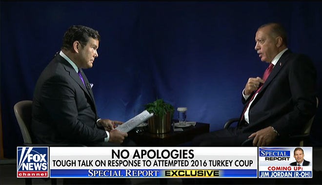 Erdoğan Fox News'e de kızdı: Gazeteci gibi konuşun, yargı mensubu gibi konuşuyorsunuz