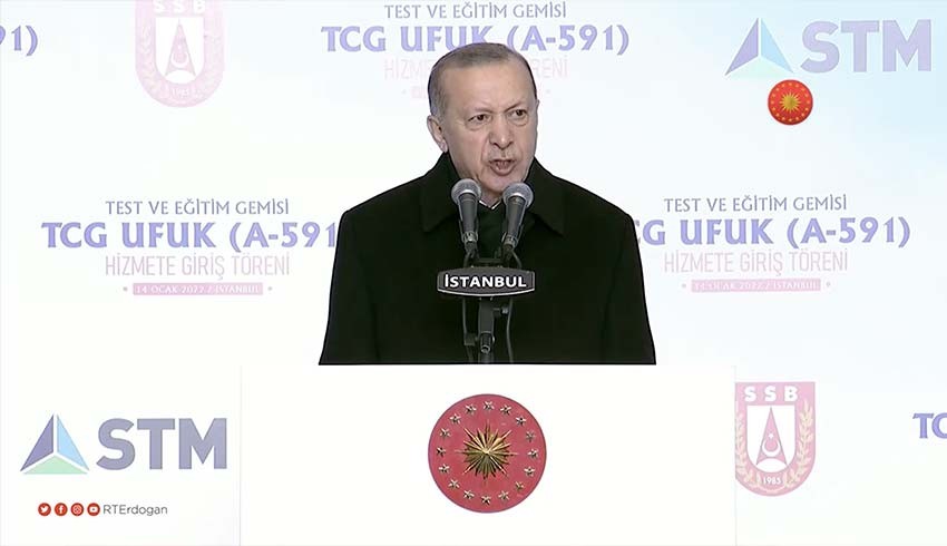 Erdoğan: Gözümüz uzayda, fırlatma ve uydu sistemleri geliştirme çalışmalarımız sürüyor