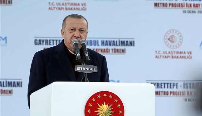 Erdoğan: İstanbul Havalimanı-Gayrettepe arası ulaşım 35 dakikada sağlanacak