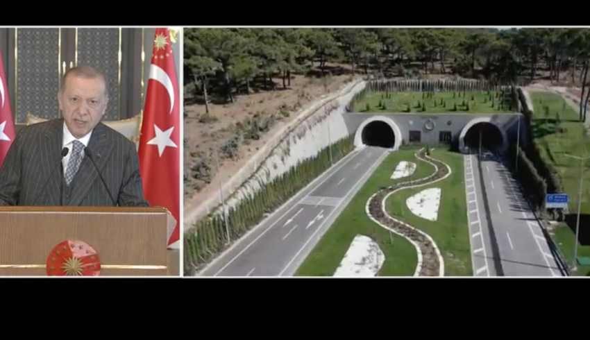 Erdoğan: Kazdağları'nda 50 dakikalık yolu 5 dakikaya düşürdük