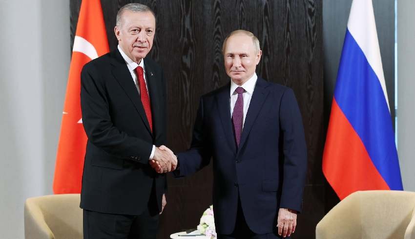 Cumhurbaşkanı Erdoğan, Rusya Devlet Başkanı Putin ile görüştü