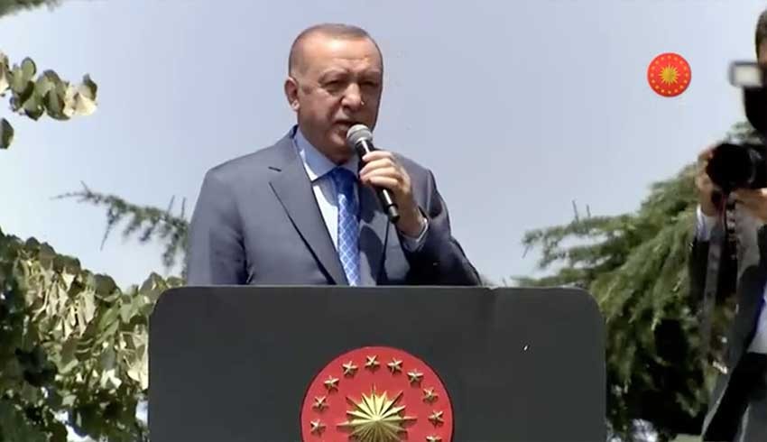 Erdoğan, Tank Palet Fabrikası'nda: Burası devletin malıdır, tapusu devlettedir, öyle de kalacaktır