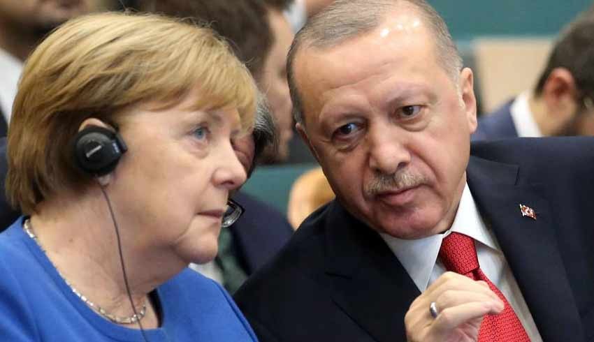 Erdoğan, Merkel ile video konferans görüşmesi gerçekleştirdi