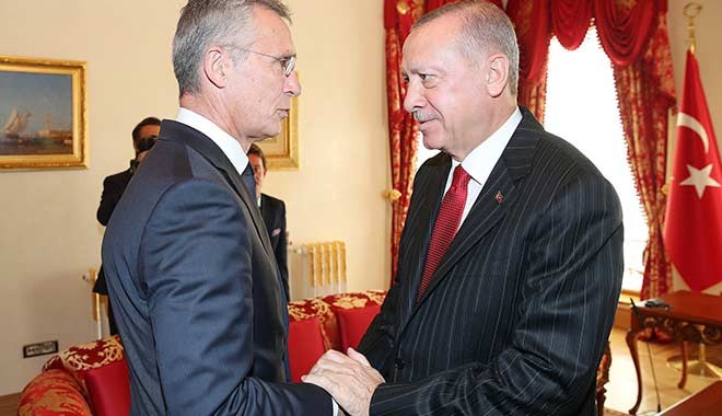 Erdoğan'dan, NATO Genel Sekreteri Stoltenberg’e sıcak karşılama