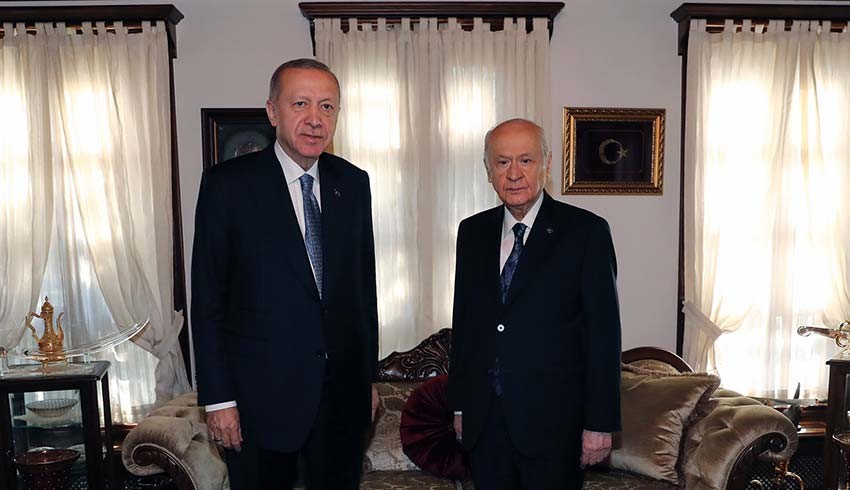 Erdoğan ve Bahçeli dövizdeki dalgalanmayı görüştü!