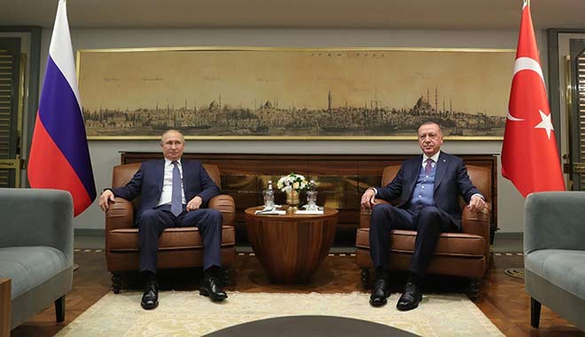 Erdoğan ve Putin'den ortak bildiri: Suriye, İran, Libya...