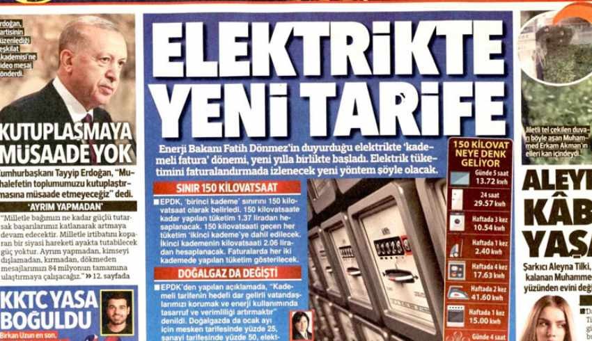 Faruk Bildirici: Gerçekten zam demeden zam haberi verme başarısından ötürü Hürriyet'i kutlamak gerek!